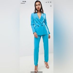 Asos Teal Full Suit